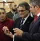 El president de la Generalitat, Artur Mas, visita la empresa de Cassà de la Selva, Parramon Exportap.