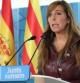 La presidenta del PPC en rueda de prensa.