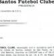 Acuerdo por el cual el Santos permitía a Neymar negociar con otros clubes facilitado por el propio jugador