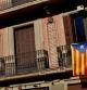 Imagen de una 'estelada' en un balcón de Barcelona