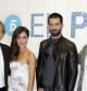 Rubén Cortada, José Coronado, Hiba Abouk y Álex González, en la presentación de la serie de Telecinco 'El Príncipe'