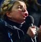 Timoshenko arenga a los manifestantes en la Plaza de la Independencia