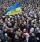 La plaza de la Independencia, principal fortín de los manifestantes ucranianos, se ha vuelto a llenar tras la toma de la capital por parte de la oposición
