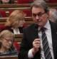 Artur Mas, president de la Generalitat, durante la sesión de control del Parlament.