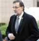 El presidente español Mariano Rajoy, a su llegada al edificio de la Comisión Europea en Bruselas