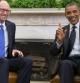 Arseni Yatseniuk junto a Obama en su visita a Washington