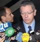 El ministro de Justicia, Alberto Ruiz-Gallardón atiende a los medios de comunicación