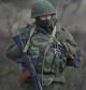 Un soldado prorruso en Ucrania