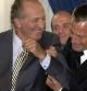 Adolfo Suárez bromeando con el Rey Juan Carlos en 2002