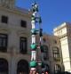 3d8 dels Castellers de Sabadell a la diada d'Inici de temporada