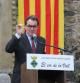 Mas, durante su parlamento en Sant Martí de Llémena.