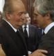 El rey Juan Carlos da el pésame Adolfo Suarez Illana por el fallecimciento de su padre, el expresidente Adolfo Suárez