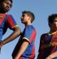 Jugadores de las divisiones inferiors del Barça, en una imagen de archivo