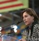 Carme Forcadell clausura el acto de la ANC celebrado en la plaza de toros de Tarragona