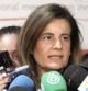 La ministra de Empleo y Seguridad Social, Fátima Báñez, en declaraciones a los medios de comunicación.