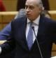 El ministro del Interior, Jorge Fernández Díaz, durante una de sus intervenciones en la sesión de control al Gobierno celebrada en el pleno del Senado