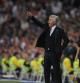 Carlo Ancelotti durante el partido ante el Valencia