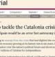 La editorial del 'Financial Times' sobre Catalunya