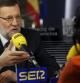 El presidente del Gobierno, Mariano Rajoy, durante su entrevista en el programa 'Hoy por hoy' de la cadena SER