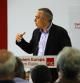 El primer secretario de los socialistas catalanes, Pere Navarro, durante un mitin en Lleida