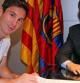 Leo Messi firma la ampliación de su contrato
