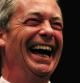 Nigel Farage, líder del UK Independence Party (UKIP), celebra el resultado en las elecciones europeas