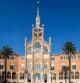 La fachada del Recinto Modernista de la actual Fundación Privada Hospital de Sant Pau