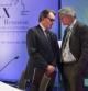 El president de la Generalitat, Artur Mas, conversa con el del Cercle d'Economia, Anton Costas.