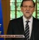 Mariano Rajoy, durante su comparecencia institucional