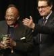 Artur Mas con el arzobispo sudafricano, Desmond Tutu