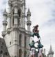 Els Castellers de Vilafranca van actuar a la gran Place
