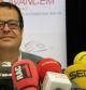 Joan Ignasi Elena, en la rueda de prensa en que anunció que deja el PSC