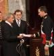 Felipe VI en el momento de jurar su cargo en el Congreso