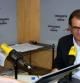 El president de la Generalitat, Artur Mas, y la presentadora del programa 'El Suplement' de Catalunya Ràdio, Sílvia Cóppulo