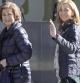 La reina Sofía y su hija, la infanta Cristina, en la clínica Quirón de Madrid