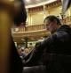 El presidente del Gobierno, Mariano Rajoy, al inicio de la sesión de control al ejecutivo en el Congreso de los Diputados.