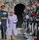 La Reina Isabel II en el 'Scottish National War Memorial' la pasada semana en Edimburgo