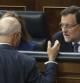 El presidente del Gobierno y Duran Lleida departen en el Congreso de los Diputados