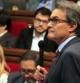 El president de la Generalitat, Artur Mas, en el Parlament.