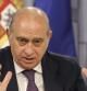 El ministro del Interior, Jorge Fernández Díaz, durante su intervención hoy en la rueda de prensa posterior al ConsejodeMinistros donde han aprobado el proyecto de ley de Seguridad Ciudadan