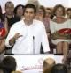El candidato a la Secretaría General del PSOE Pedro Sánchez, durante su intervención en un encuentro con militantes y simpatizantes esta tarde en Alicante