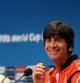 El seleccionador alemán Joachim Löw en la rueda de prensa posterior a la final en la que su equipo se ha proclamado campeona