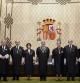 El presidente del Tribunal Constitucional, Francisco Pérez de los Cobos, posa junto a los magistrados del Constitucional