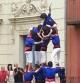 Primer 5d7 dels Castellers de Berga