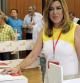 Susana Díaz, durante la votación de la nueva Ejecutiva Federal del PSOE