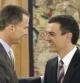 El Rey Felipe VI recibe en audiencia al nuevo secretario general del PSOE, Pedro Sánchez (d), ratificado este domingo en el cargo por el congreso federal extraordinario socialista.