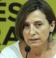 Carme Forcadell, en la rueda de prensa de la 'V'