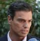El secretario general del PSOE, Pedro Sánchez, contesta a las preguntas de los periodistas.