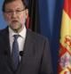 El presidente del Gobierno, Mariano Rajoy, durante la rueda de prensa conjunta con la canciller alemana, Angela Merkel