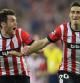 Aduriz e Ibai celebran el tanto que convertía a los bilbaínos en equipo de Champions